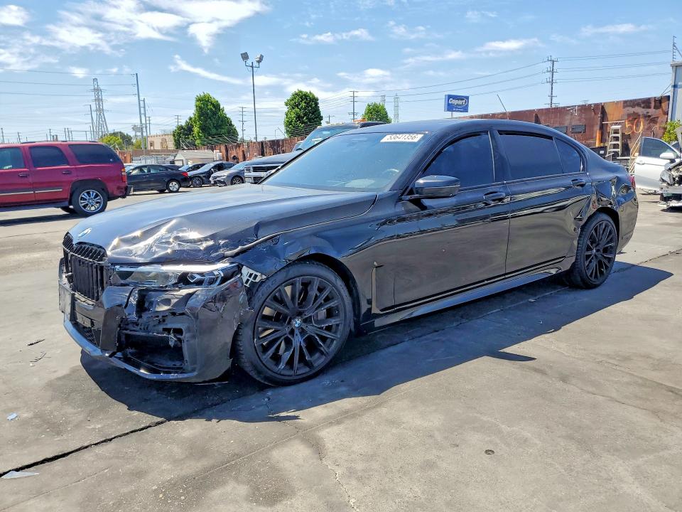2021 BMW VIN WBA7U2C02MCF50041 COPART salvage auction — FRONT END, Ca - Salvage Certificate, sold $15,300 on 2026-08-19 (photo 1)