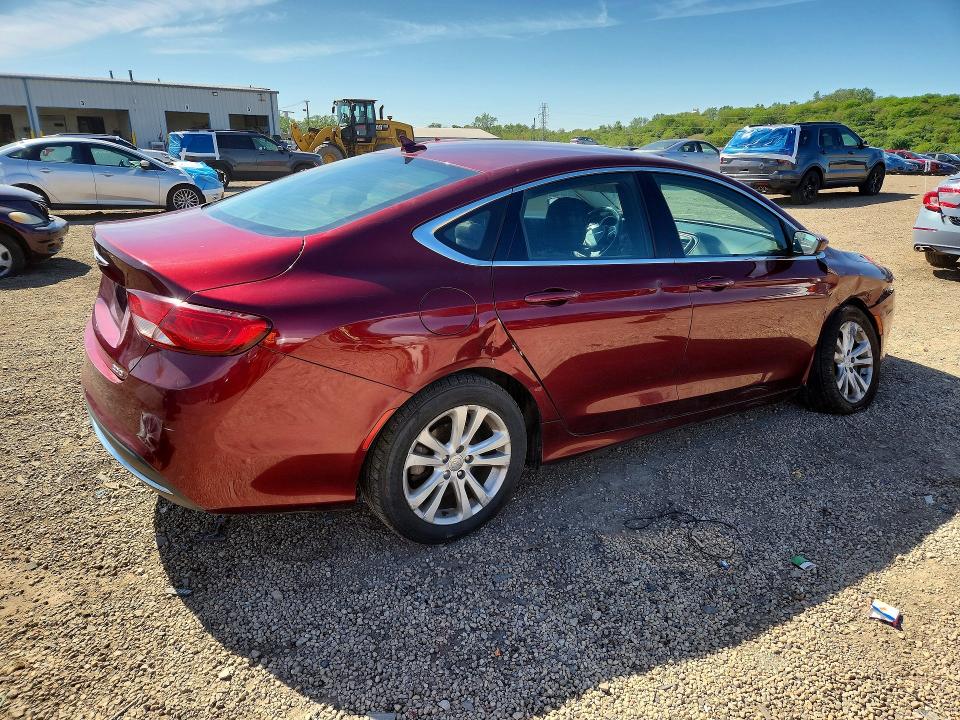 2015 Chrysler 200 VIN 1C3CCCAB9FN749739 COPART salvage auction — FRONT END, Il - Salvage Certificate, sold $225 on 2026-07-03 (photo 3)