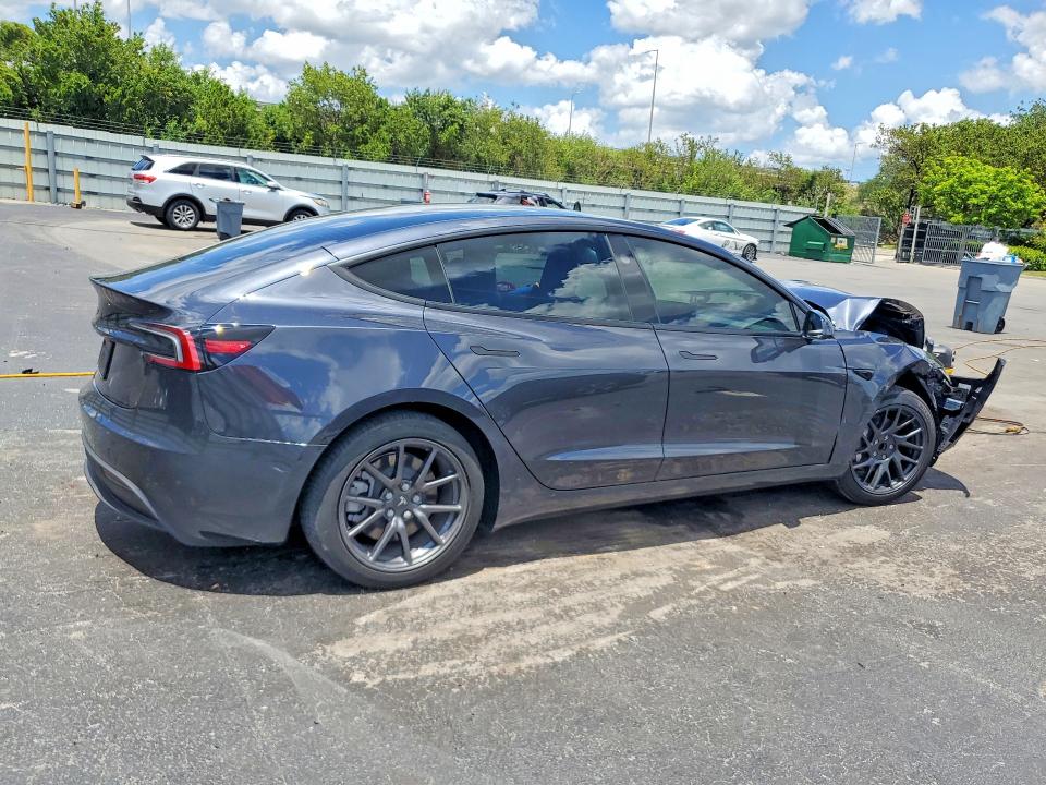 2026 Tesla VIN 5YJ3E1EA1TF160870 COPART salvage auction — FRONT END, Fl - Cert Of Title Slvg Rebuildable, sold $11,200 on 2026-07-29 (photo 3)
