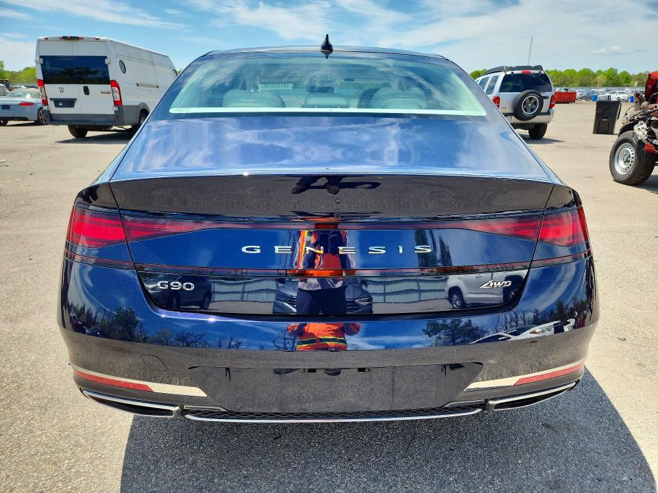 2024 Genesis G90 VIN KMTFC4SDXRU037850 COPART salvage auction — FRONT END, NY - MV-907A SALVAGE CERTIFICATE, sold $26,750 on 2026-07-13 (photo 6)