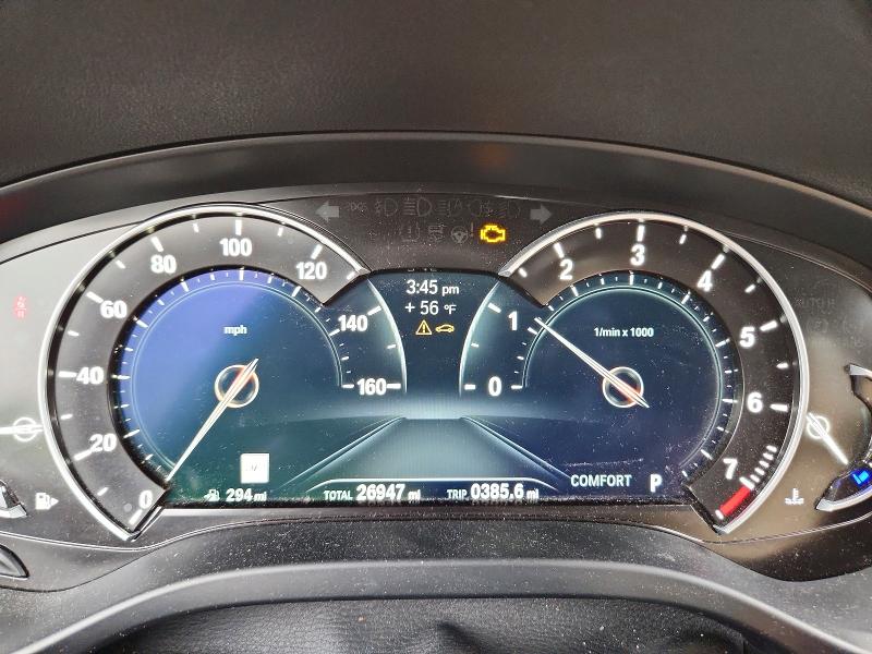 2019 BMW X3 VIN 5UXTR9C5XKLP91250 COPART salvage auction — FRONT END, Id - Salvage Certificate Of Title, sold $4,200 on 2026-07-23 (photo 9)