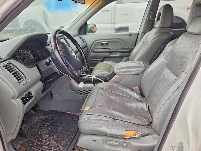 2005 Honda Pilot VIN 5FNYF18625B027645 COPART salvage auction — FRONT END, TX - SALVAGE VEHICLE TITLE (P), sold $525 on 2026-07-02 (photo 7)