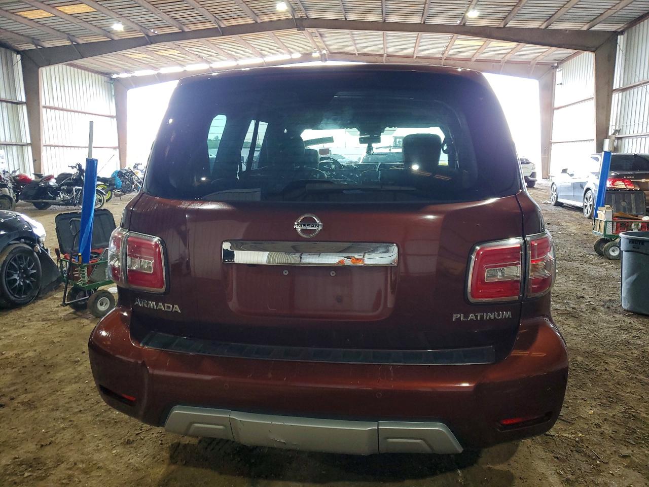2018 Nissan Armada VIN JN8AY2NF4JX300188 COPART salvage auction — Minor Dent/Scratches, TX - CERTIFICATE OF TITLE (P), sold $5,100 on 2026-07-09 (photo 6)
