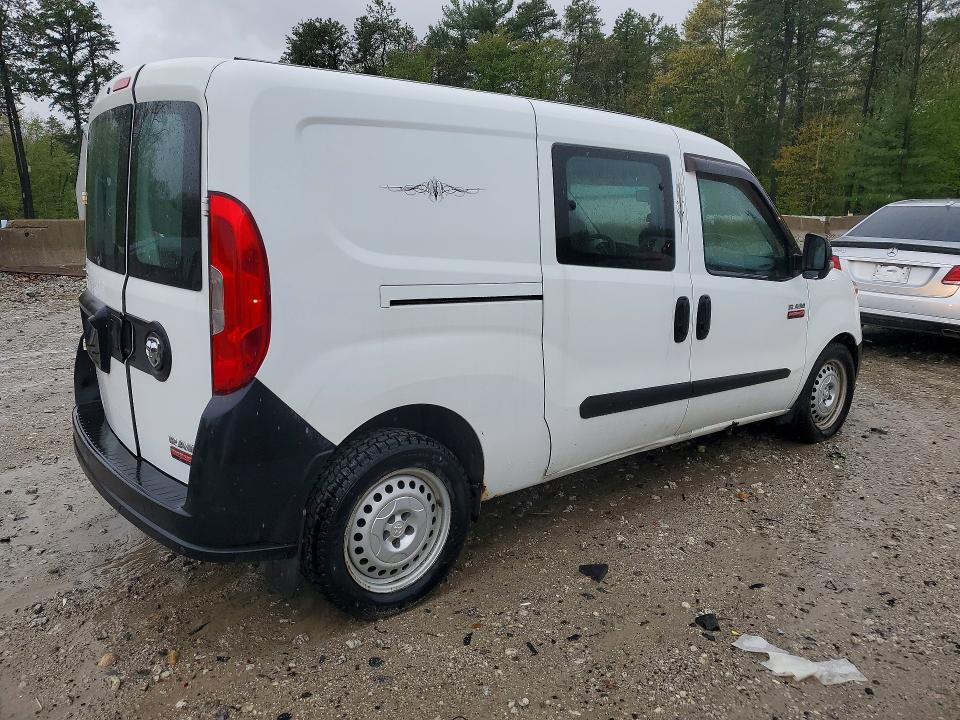 2017 Ram Promaster city VIN ZFBERFAB0H6D46725 COPART salvage auction — WATER/FLOOD, Ma - Cert Of Title-Flood Salvage, sold $1,000 on 2026-07-08 (photo 3)
