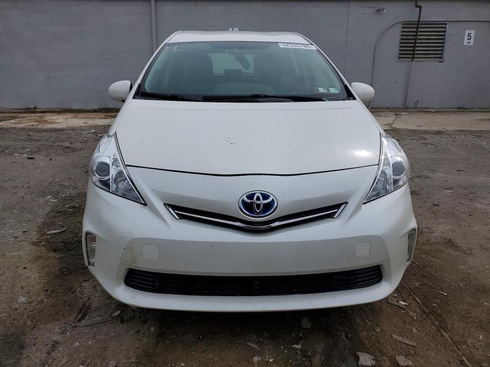2013 Toyota Prius v VIN JTDZN3EU6D3204697 COPART salvage auction — REAR END, Pa - Certificate Of Salvage, sold $2,350 on 2026-07-29 (photo 5)