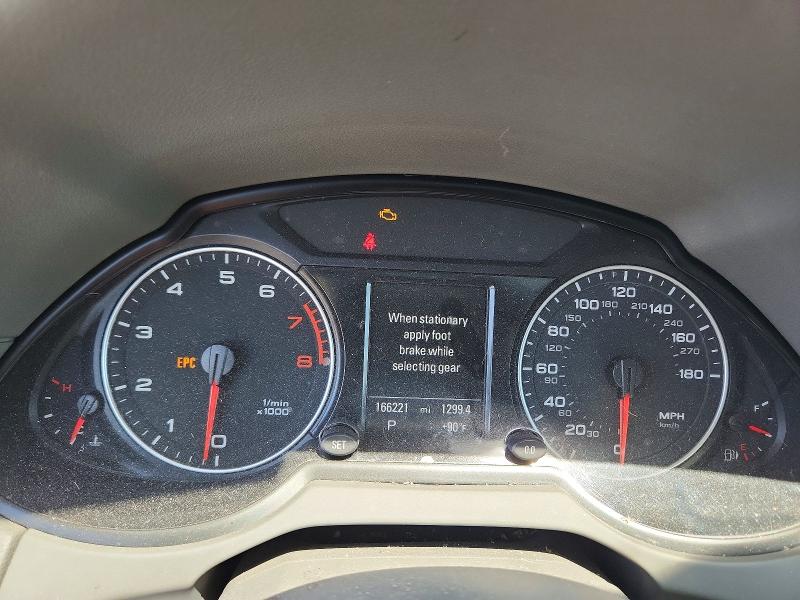 2011 Audi Q5 VIN WA1LFAFP4BA086233 COPART salvage auction — MECHANICAL, CA - DIS/DLR/EXP APP FOR DUP CLEAN, sold $225 on 2026-07-27 (photo 9)