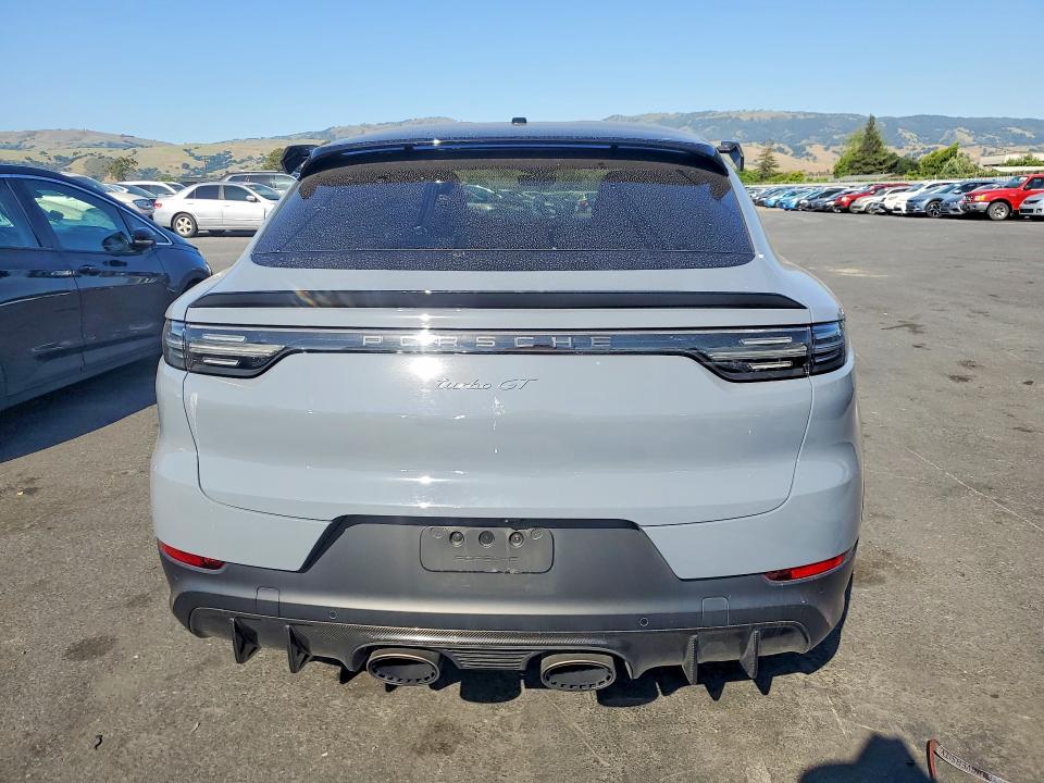 2023 Porsche Cayenne VIN WP1BK2AY6PDA39034 COPART salvage auction — SIDE, CA - SALVAGE CERTIFICATE, sold $80,000 on 2026-08-11 (photo 6)