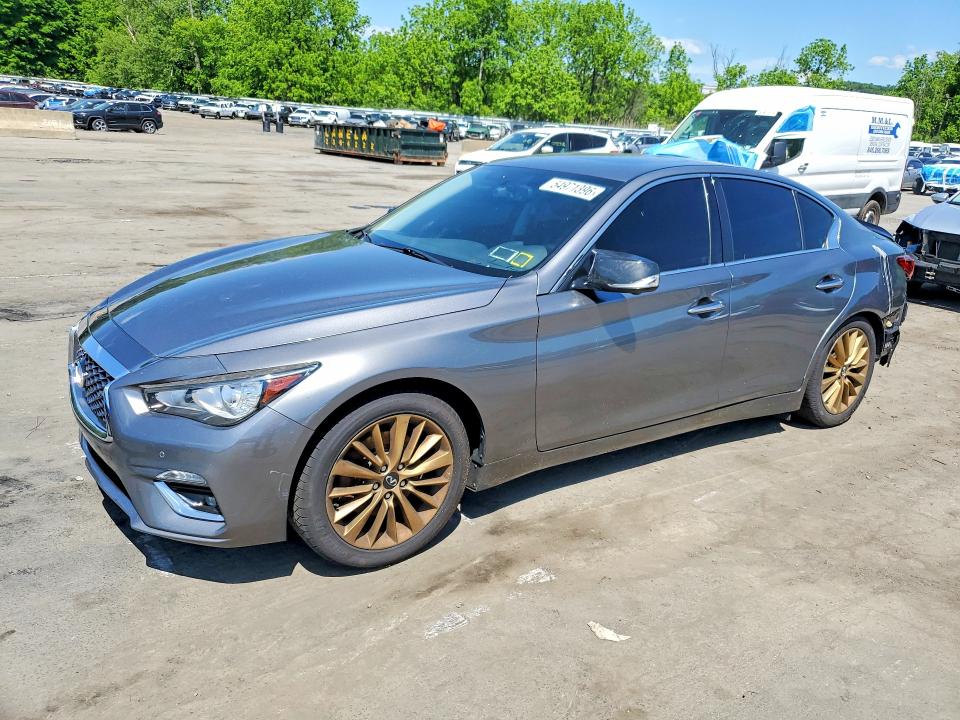 2021 Infiniti VIN JN1EV7BP9MM705116 COPART salvage auction — REAR END, Salvage Title, sold $450 on 2026-07-28 (photo 1)