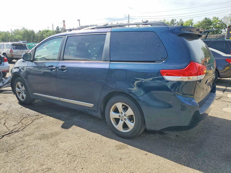 2012 Toyota Sienna VIN 5TDKK3DC1CS273121 COPART salvage auction — FRONT END, Co - Public - Salvage Title, sold $1,950 on 2026-07-16 (photo 2)