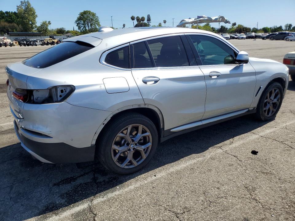 2021 BMW X4 VIN 5UX2V1C08M9H49000 COPART salvage auction — SIDE, CA - SALVAGE CERTIFICATE, sold $13,700 on 2026-07-24 (photo 3)