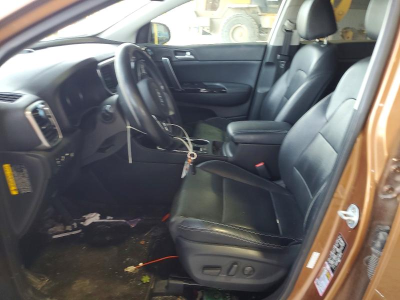2020 Kia Sportage VIN KNDPNCAC5L7685702 COPART salvage auction — FRONT END, Tx - Salvage Vehicle Title, sold $2,850 on 2026-07-14 (photo 7)