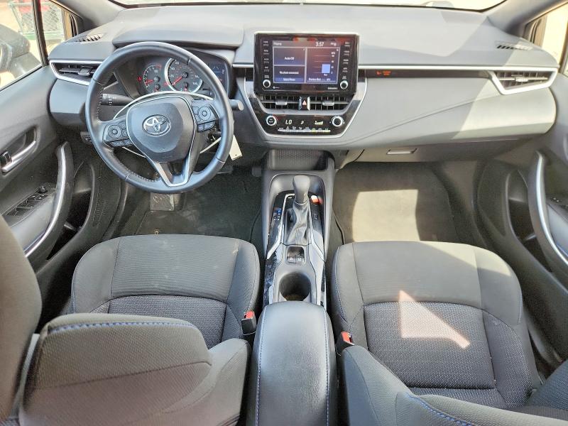 2022 Toyota Corolla VIN 5YFS4MCE4NP122921 COPART salvage auction — HAIL, Id - Salvage Certificate Of Title, sold $9,400 on 2026-07-27 (photo 8)