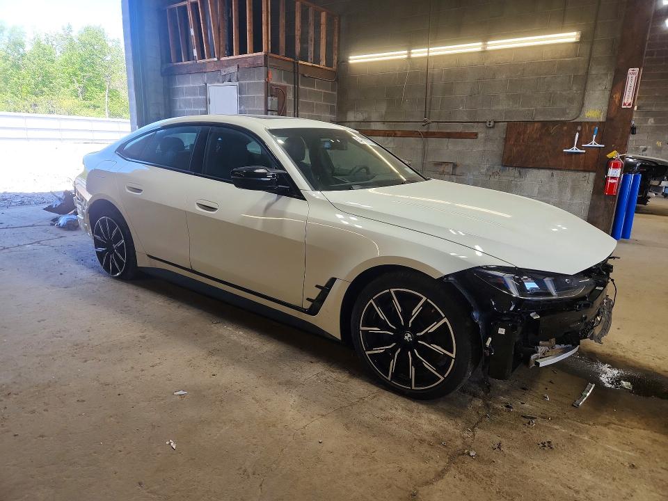 2025 BMW I4 VIN WBY33HD06SFU48237 COPART salvage auction — FRONT END, Ny - Mv-907A Salvage Certificate, sold $17,100 on 2026-07-13 (photo 4)