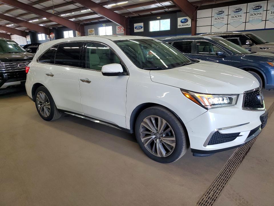 2018 Acura Mdx VIN 5J8YD4H57JL028832 COPART salvage auction — FRONT END, Mt - Certificate Of Title, sold $7,500 on 2026-07-27 (photo 4)