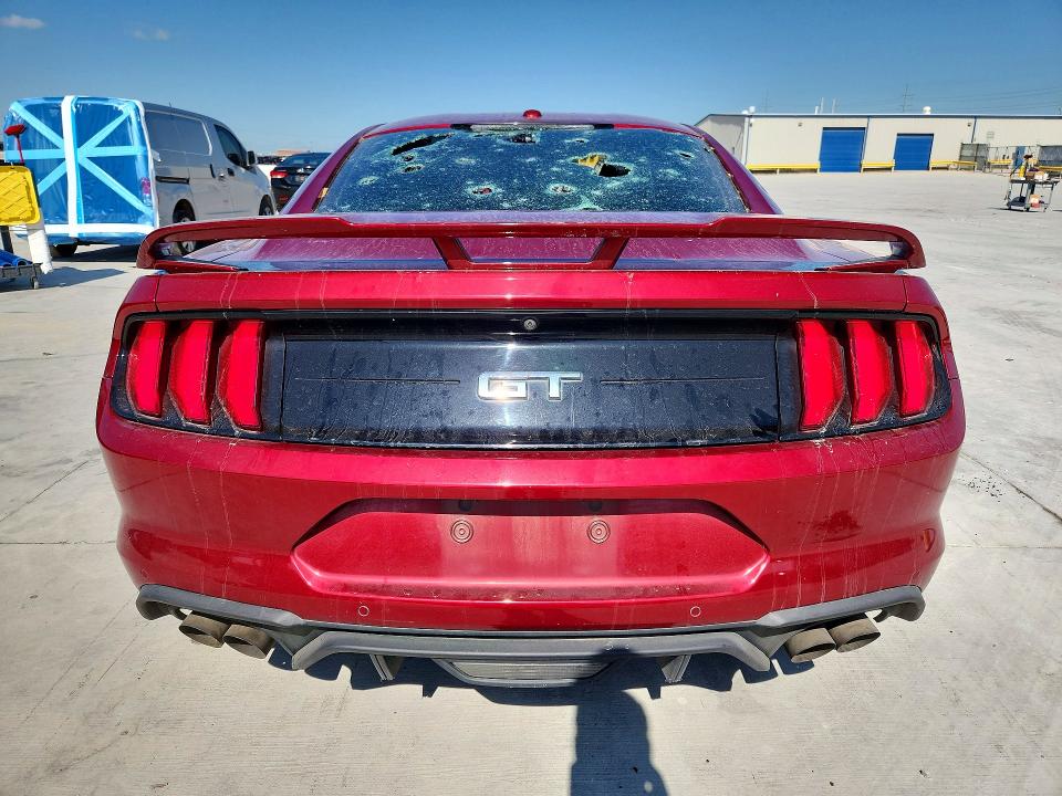2019 Ford Mustang VIN 1FA6P8CF0K5157737 COPART salvage auction — HAIL, Tx - Certificate Of Title, sold $3,800 on 2026-07-10 (photo 6)