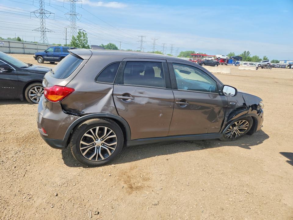 2018 Mitsubishi VIN JA4AP3AU0JU011054 COPART salvage auction — FRONT END, Il - Salvage Certificate, sold $2,050 on 2026-07-09 (photo 3)