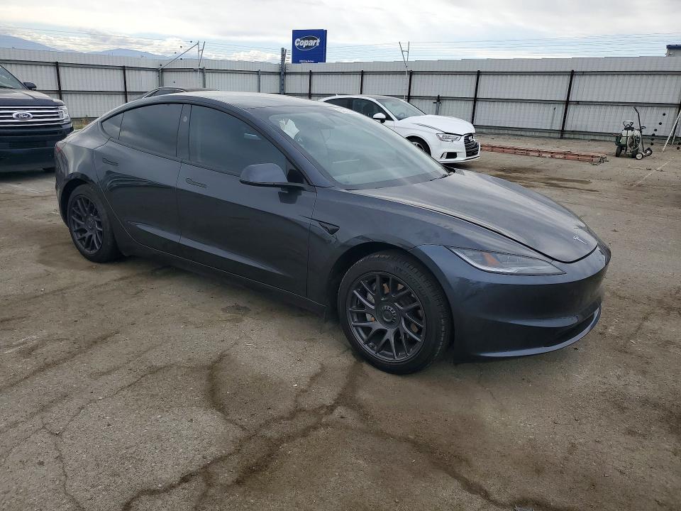 2024 Tesla Model 3 VIN 5YJ3E1EA5RF725601 COPART salvage auction — SIDE, Ca - Salvage Certificate, sold $8,800 on 2026-07-17 (photo 4)