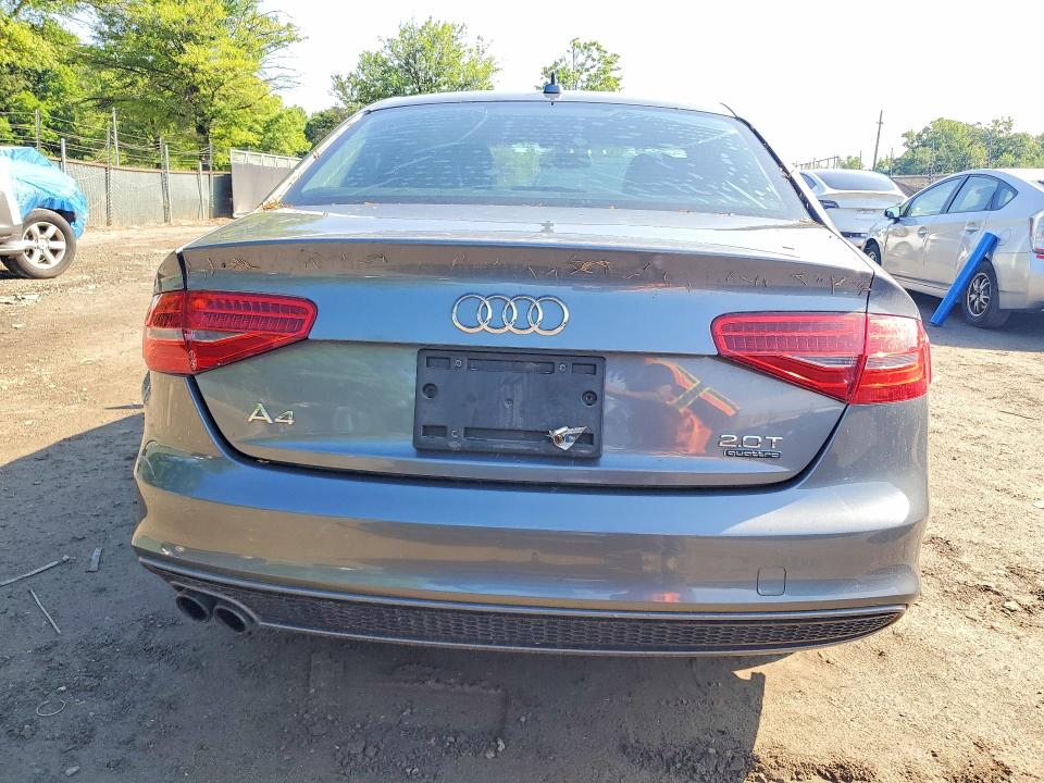 2016 Audi A4 VIN WAUBFAFL8GN005682 COPART salvage auction — REAR END, Salvage Title, sold $1,650 on 2026-07-23 (photo 6)