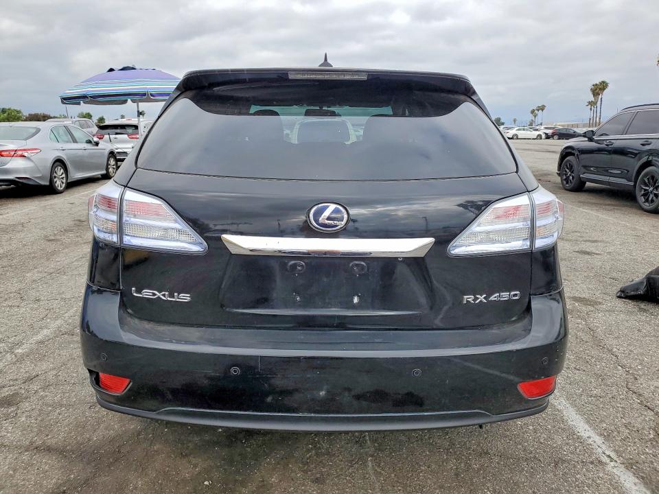 2010 Lexus Rx VIN JTJZB1BA1A2400732 COPART salvage auction — FRONT END, Ca - Salvage Certificate, sold $2,400 on 2026-07-17 (photo 6)