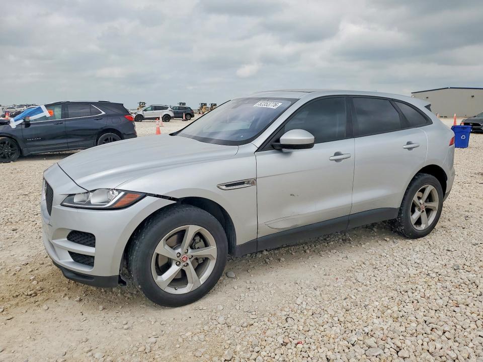 2018 Jaguar F-pace VIN SADCJ2GX2JA236903 COPART salvage auction — FRONT END, Tx - Salvage Vehicle Title, sold $2,550 on 2026-07-16 (photo 1)
