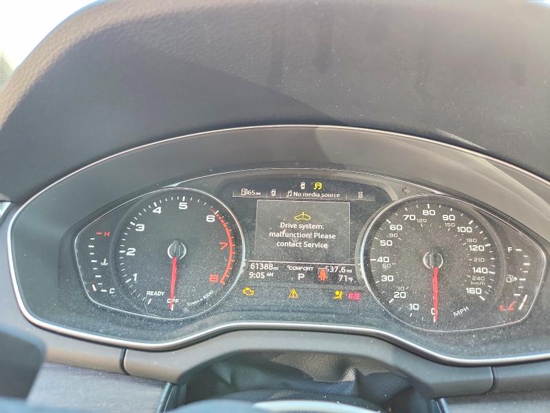 2022 Audi Q5 VIN WA14AAFY8N2073723 COPART salvage auction — MECHANICAL, Nj - Cert Of Title-Salvage, sold $12,500 on 2026-07-15 (photo 9)
