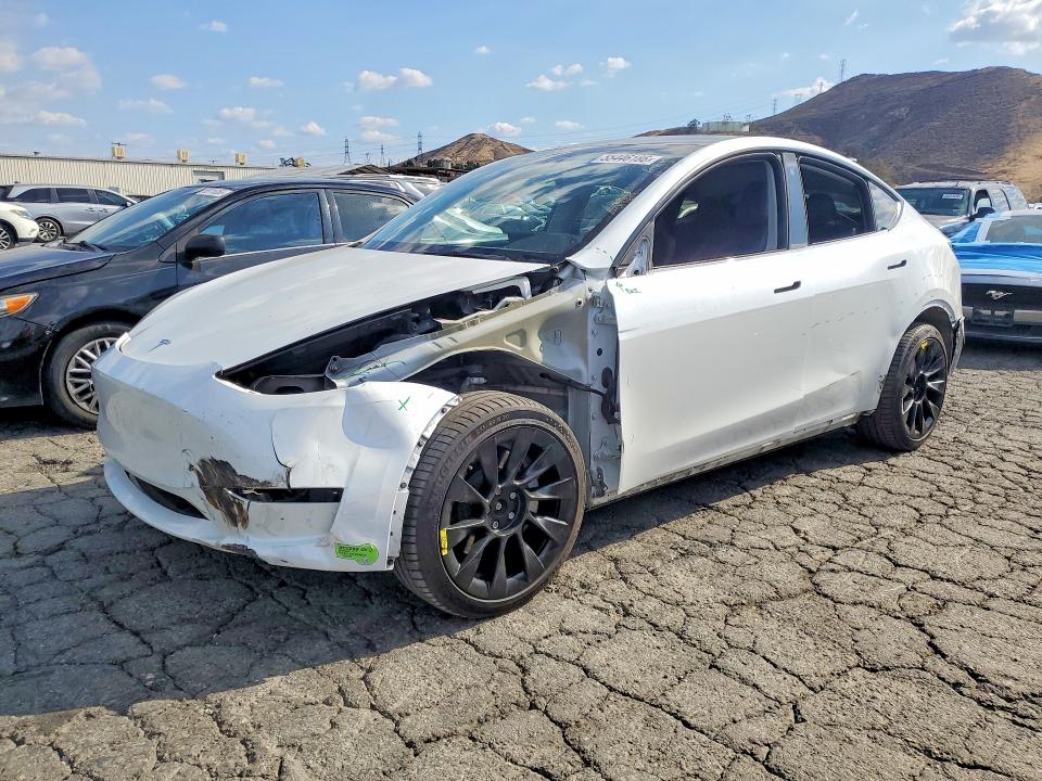 2023 Tesla Model y VIN 7SAYGDEE3PA030678 COPART salvage auction — REAR END, Ca - Salvage Certificate, sold $10,200 on 2026-07-16 (photo 1)