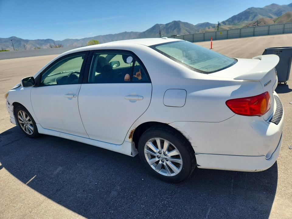 2009 Toyota Corolla VIN 1NXBU40E49Z007471 COPART salvage auction — FRONT END, Ut - Salvage Certificate, sold $1,300 on 2026-07-10 (photo 2)