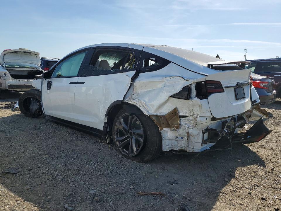 2026 Tesla Model x VIN 7SAXCDE57TF480340 COPART salvage auction — ROLLOVER, Ca - Non-Repairable Vehicle Cert, sold $2,800 on 2026-07-02 (photo 2)