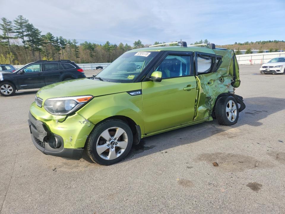 2017 Kia Soul VIN KNDJN2A27H7881557 COPART salvage auction — REAR END, Me - Cert Of Title-Salvage Collisio, sold $300 on 2026-07-06 (photo 1)