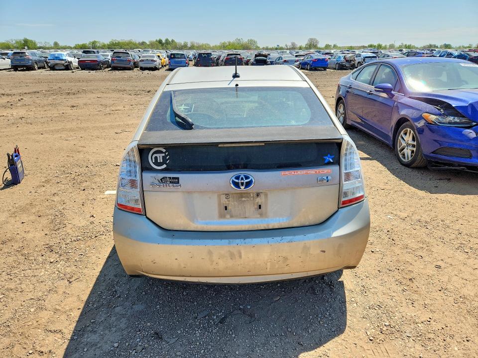 2010 Toyota Prius VIN JTDKN3DU0A0040847 COPART salvage auction — FRONT END, Mt - Certificate Of Title, sold $650 on 2026-07-09 (photo 6)
