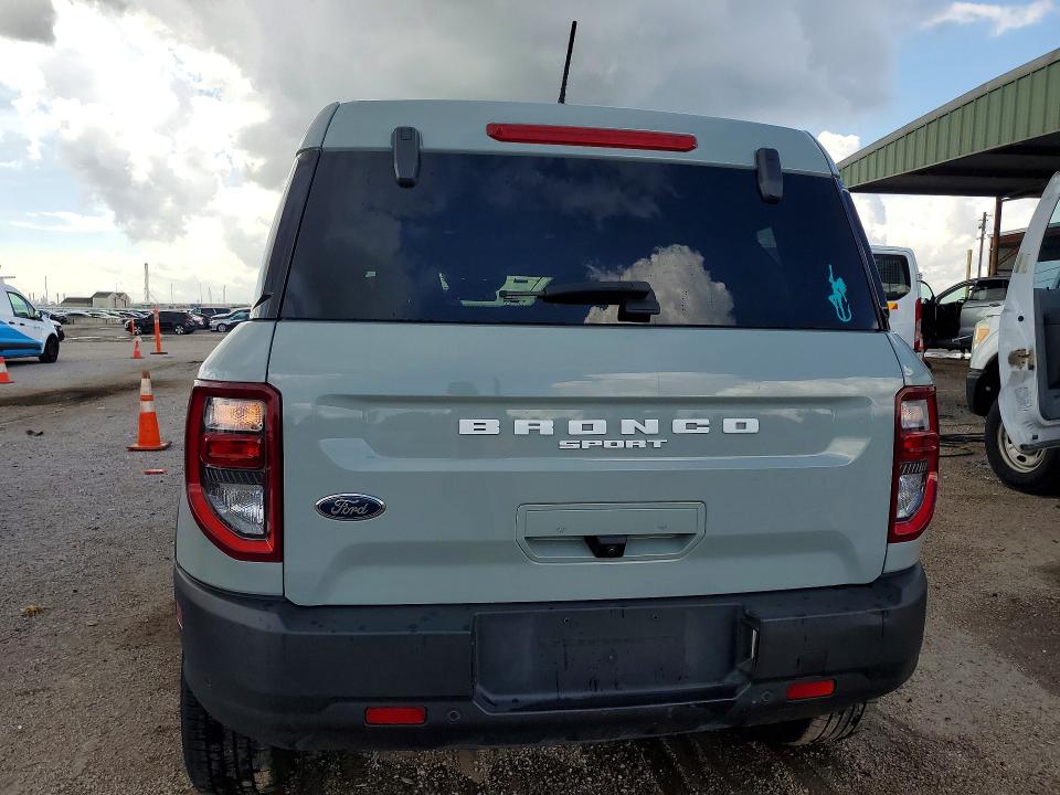 2021 Ford Bronco sport VIN 3FMCR9B62MRA52529 COPART salvage auction — FRONT END, Tx - Certificate Of Title, sold $13,100 on 2026-07-02 (photo 6)