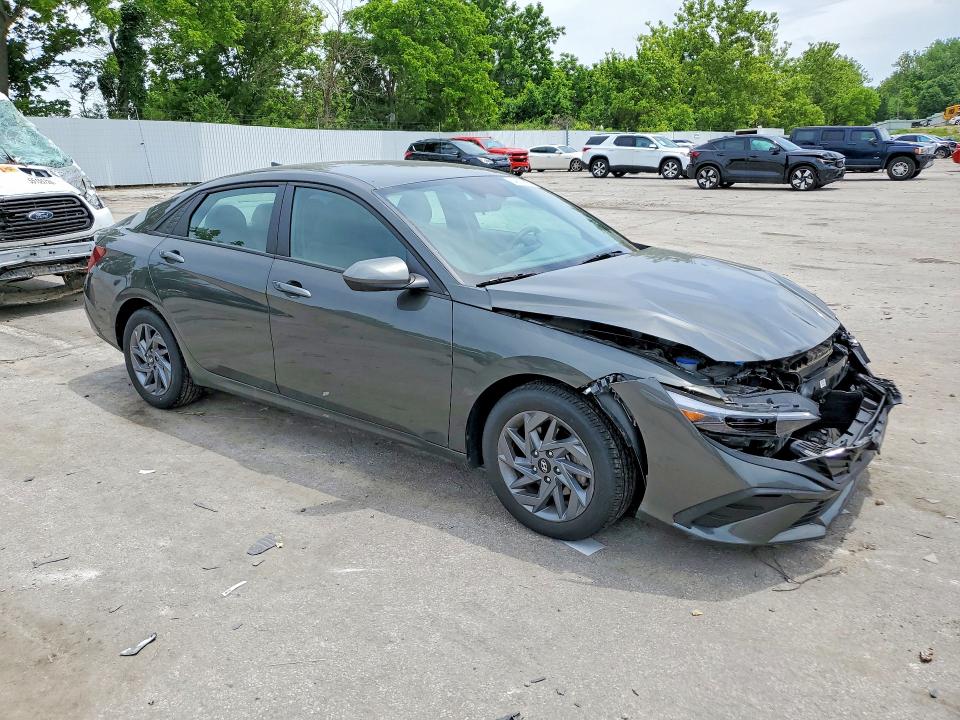 2024 Hyundai Elantra VIN KMHLM4DG7RU728688 COPART salvage auction — FRONT END, Mo - Salvage Certificate Of Title, sold $4,700 on 2026-07-31 (photo 4)