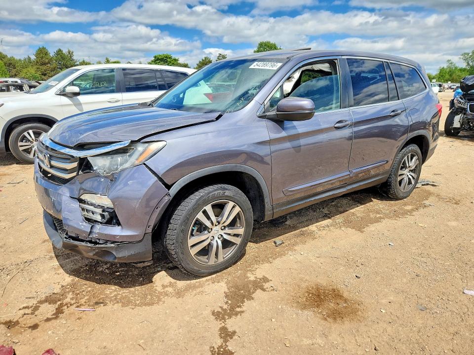 2016 Honda Pilot VIN 5FNYF6H58GB103845 COPART salvage auction — SIDE, Il - Salvage Certificate, sold $1,750 on 2026-07-09 (photo 1)