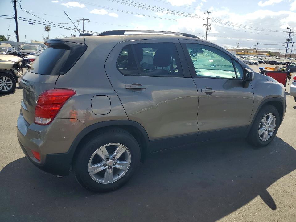2022 Chevrolet Trax VIN KL7CJLSM0NB512572 COPART salvage auction — REAR END, Ca - Salvage Certificate, sold $2,600 on 2026-07-15 (photo 3)