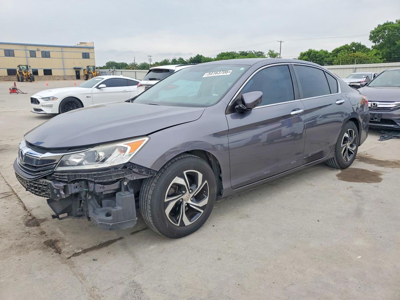 2017 Honda Accord VIN 1HGCR2F36HA076913 COPART salvage auction — Front End, TX - SALVAGE VEHICLE TITLE, sold $5,900 on 2026-06-25 (photo 1)