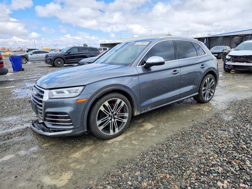 2018 Audi Sq5 VIN WA1C4AFY9J2138530 COPART salvage auction — FRONT END, Co - Public - Salvage Title, sold $9,800 on 2026-07-07 (photo 1)