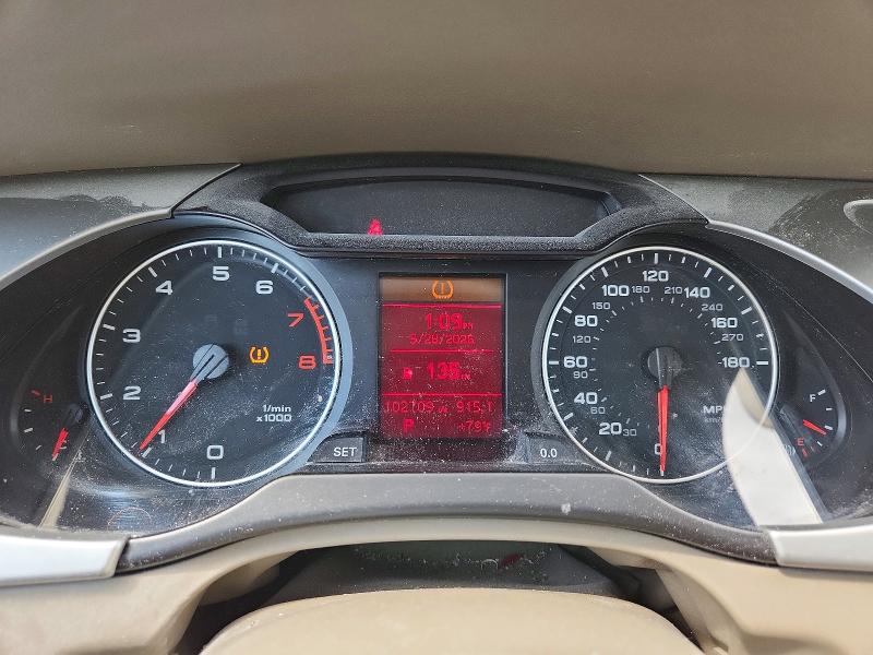 2012 Audi A4 VIN WAUBFAFL0CN019506 COPART salvage auction — FRONT END, Nj - Cert Of Title-Salvage, sold $475 on 2026-07-19 (photo 9)