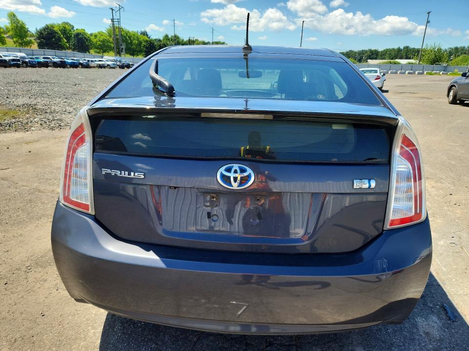 2013 Toyota Prius VIN JTDKN3DUXD1617740 COPART salvage auction — FRONT END, Or - Salvage Title Certificate, sold $5,900 on 2026-07-06 (photo 6)