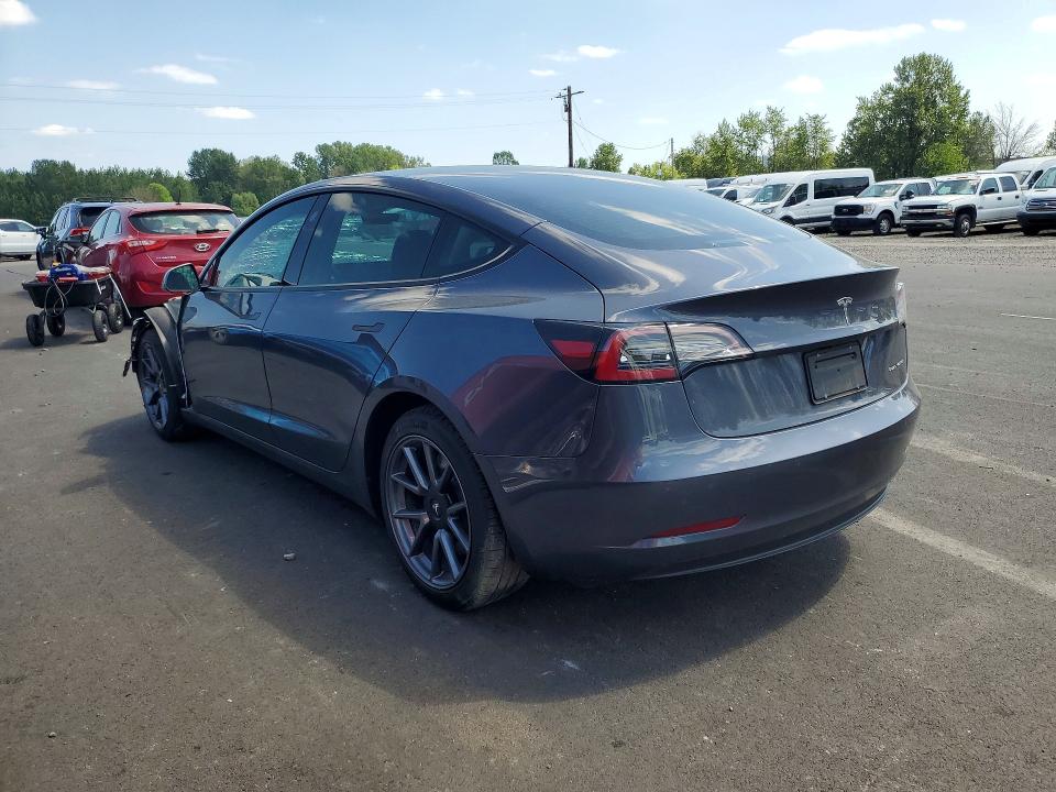 2022 Tesla Model 3 VIN 5YJ3E1EB4NF257766 COPART salvage auction — FRONT END, Or - Salvage Title Certificate, sold $6,900 on 2026-07-06 (photo 2)
