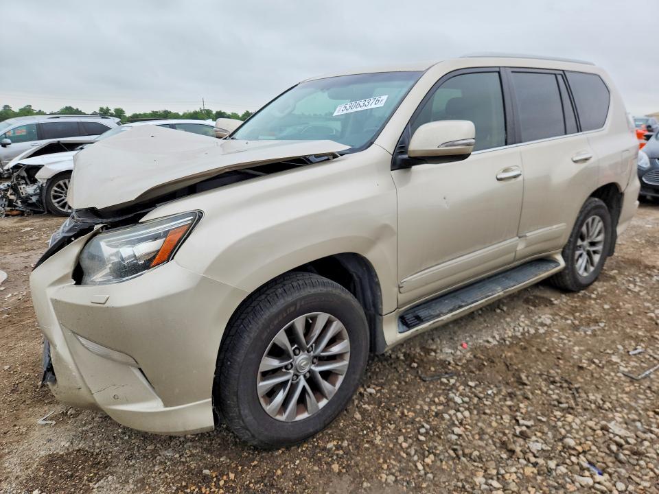 2014 Lexus Gx VIN JTJJM7FX2E5078955 COPART salvage auction — FRONT END, Tx - Salvage Vehicle Title, sold $7,900 on 2026-07-09 (photo 1)