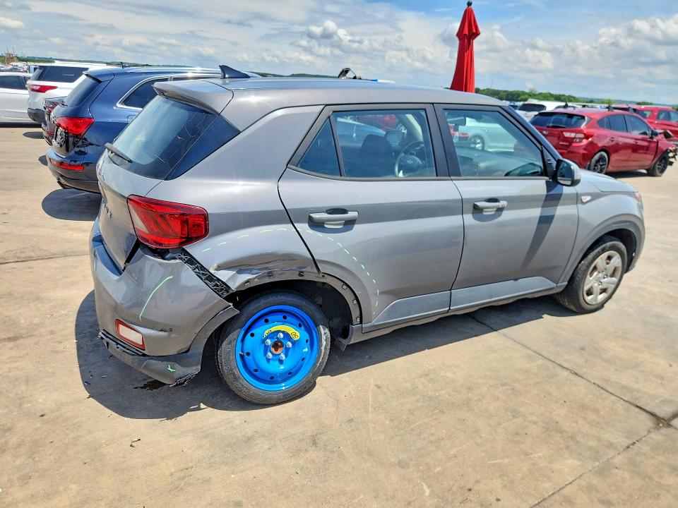 2020 Hyundai VIN KMHRB8A32LU020316 COPART salvage auction — REAR END, Tx - Salvage Vehicle Title, sold $3,750 on 2026-07-16 (photo 3)