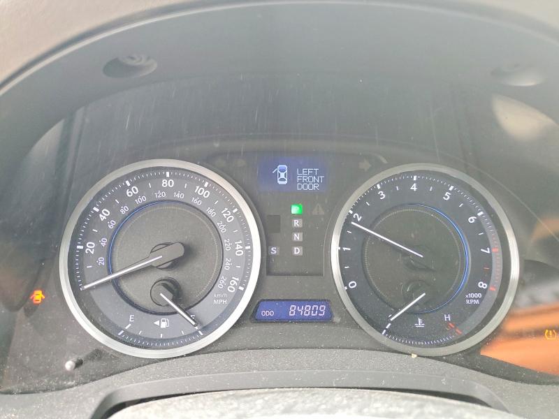 2013 Lexus Is VIN JTHBF5C27D5191554 COPART salvage auction — FRONT END, Tx - Salvage Vehicle Title, sold $3,450 on 2026-07-10 (photo 9)