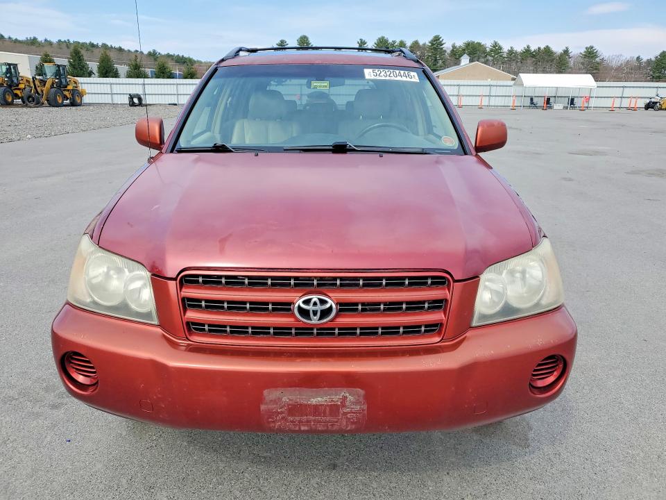 2001 Toyota Highlander VIN JTEHF21A310029588 COPART salvage auction — SIDE, Me - Cert Of Title-Salvage Collisio, sold $400 on 2026-07-17 (photo 5)