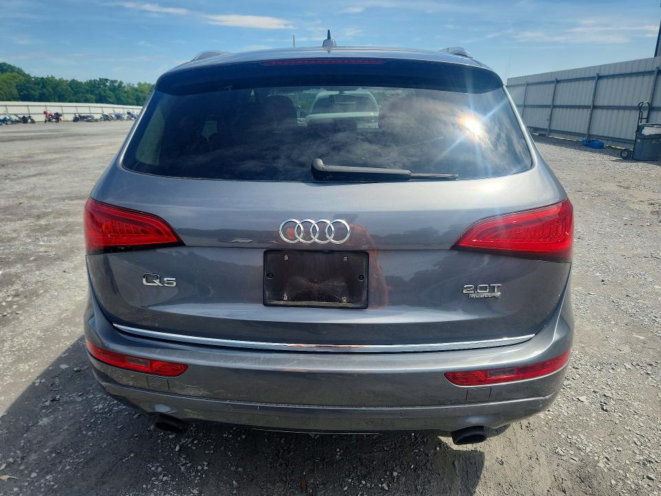 2015 Audi Q5 VIN WA1LFAFP7FA127475 COPART salvage auction — REAR END, NC - SALVAGE CERTIFICATE OF TITLE, sold $2,500 on 2026-07-29 (photo 6)