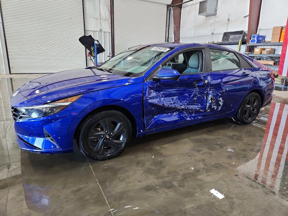 2023 Hyundai Elantra VIN KMHLM4AJ0PU071908 COPART salvage auction — SIDE, Il - Salvage Certificate, sold $6,100 on 2026-07-13 (photo 1)