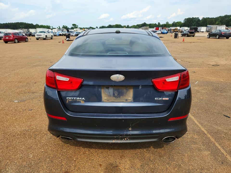 2015 Kia Optima VIN 5XXGN4A75FG373965 COPART salvage auction — FRONT END, Tx - Salvage Vehicle Title, sold $325 on 2026-07-06 (photo 6)