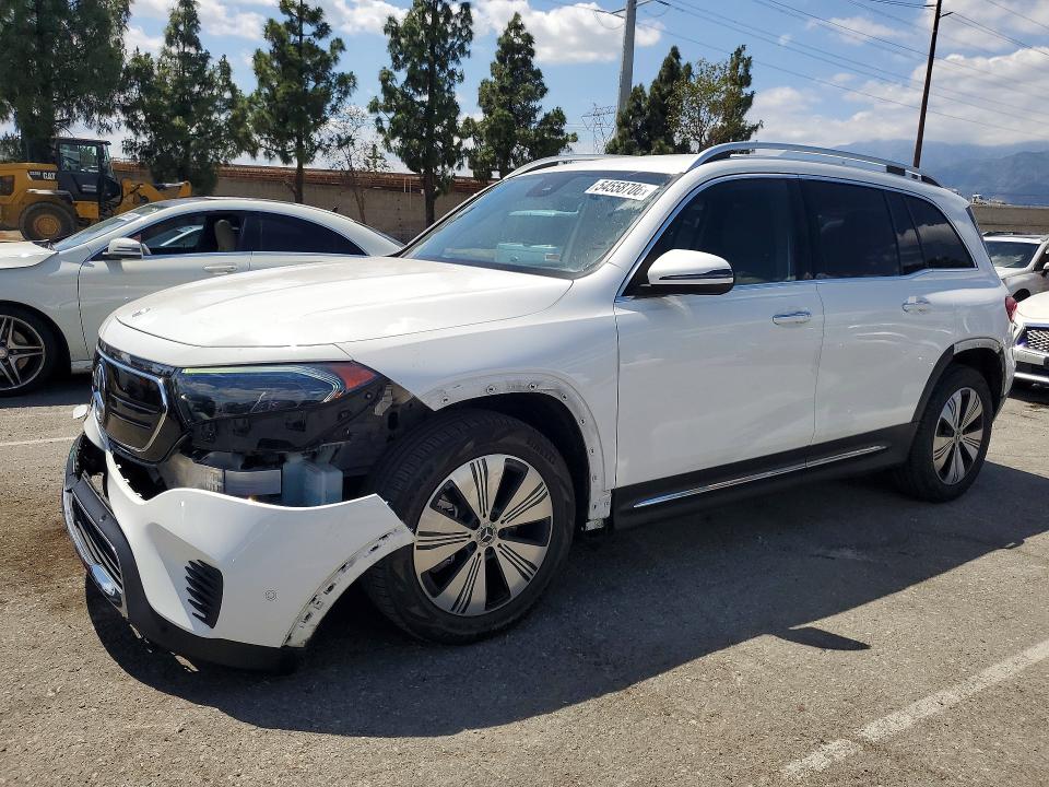 2023 Mercedes-benz Eqb VIN W1N9M0KB0PN071179 COPART salvage auction — FRONT END, Ca - Salvage Certificate, sold $13,300 on 2026-07-02 (photo 1)
