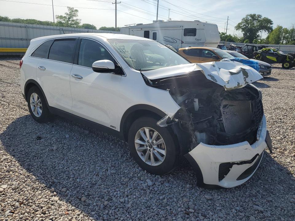 2019 Kia Sorento VIN 5XYPGDA5XKG515824 COPART salvage auction — FRONT END, Ia - Cert Of Title-Salvage Title, sold $2,350 on 2026-07-17 (photo 4)