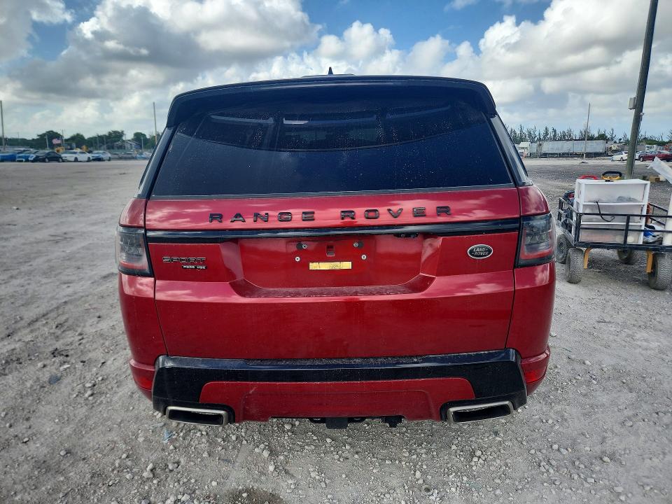 2021 Land rover RANGE ROVER VIN SALWR2SE4MA768237 COPART salvage auction — FRONT END, Fl - Cert Of Title Slvg Rebuildable, sold $6,800 on 2026-07-28 (photo 6)