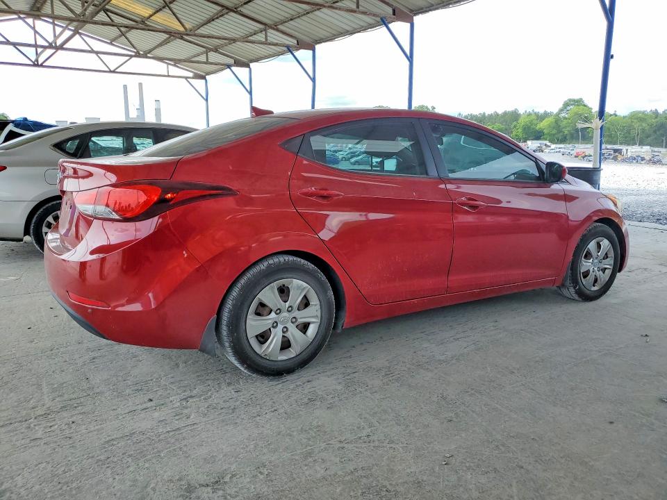 2016 Hyundai Elantra VIN KMHDH4AE9GU582822 COPART salvage auction — SIDE, Ga - Cert Of Title-Salvage, sold $1,700 on 2026-07-09 (photo 3)